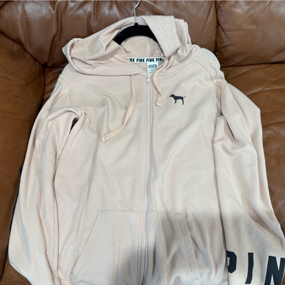 PINK Victoria's Secret Cream Hoodie